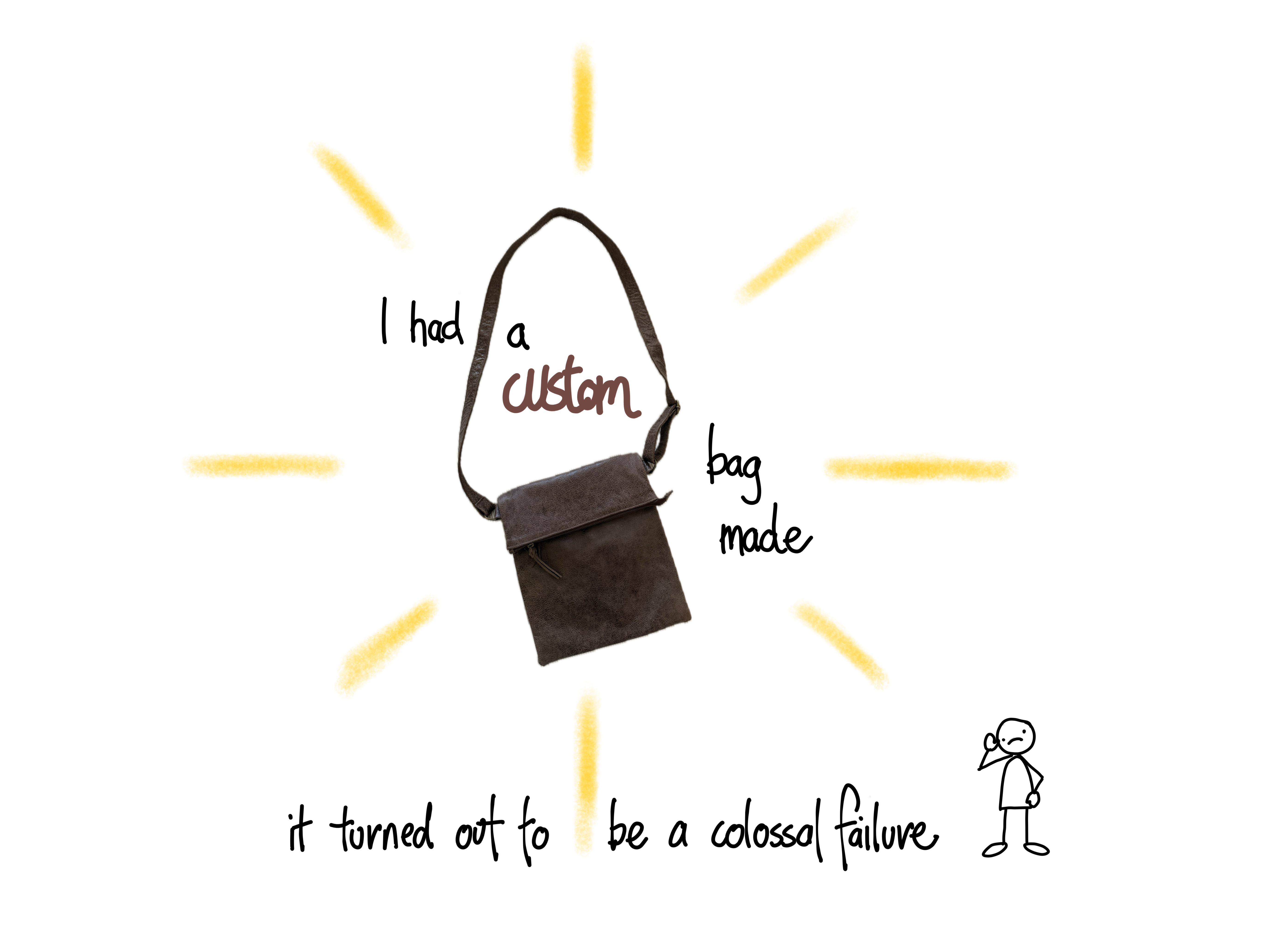 First custom bag attempt