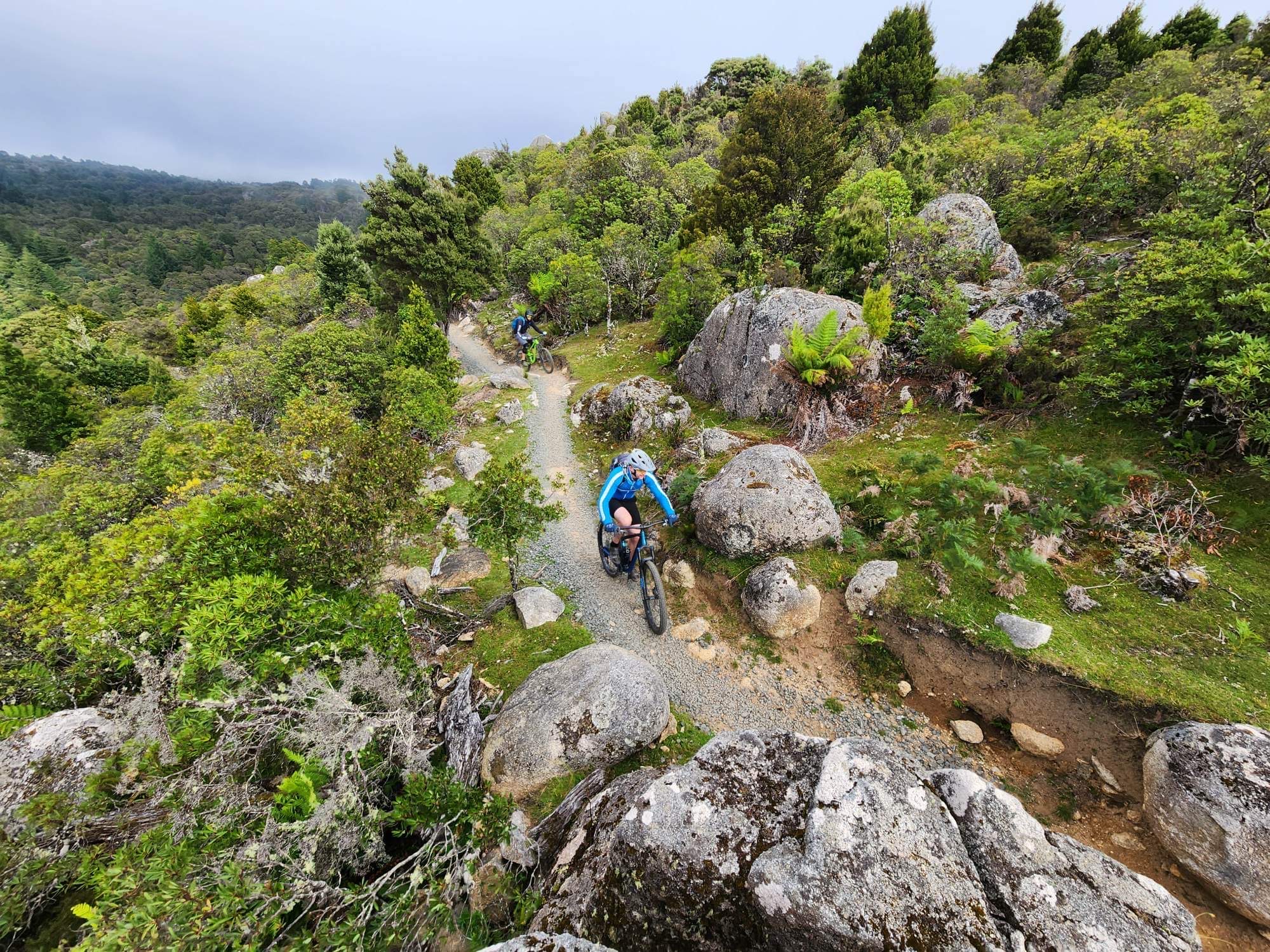 Riding through Tasmania